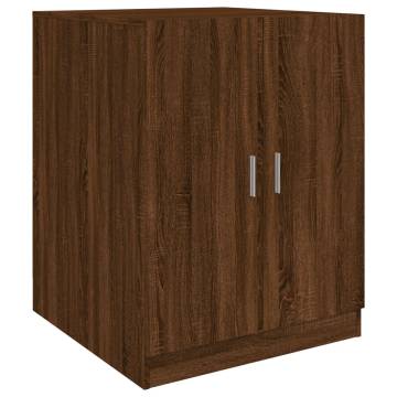 Washing Machine Cabinet Brown Oak 71x71.5x91.5 cm