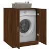 Washing Machine Cabinet Brown Oak 71x71.5x91.5 cm