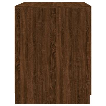 Washing Machine Cabinet Brown Oak 71x71.5x91.5 cm