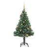 Artificial Christmas Tree with LEDs & Ball Set - 150 cm