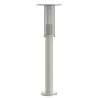 3pcs Outdoor Floor Lamps - Silver Stainless Steel | HipoMarket