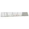 Rabbit Cage Grey 504.5x80.5 cm - Safe & Durable Design