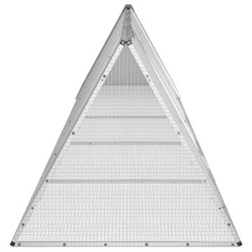 Rabbit Cage Grey 504.5x80.5 cm - Safe & Durable Design