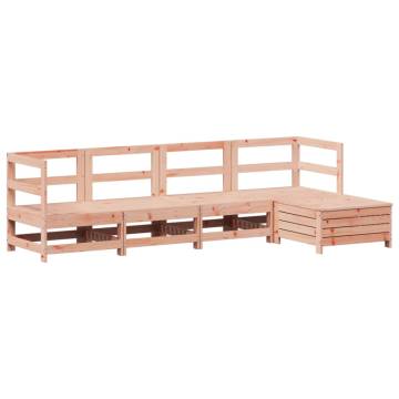 5 Piece Garden Sofa Set - Solid Wood Douglas Fir | HipoMarket