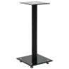 Speaker Stands - 2 pcs Tempered Glass Pillar Design in Black