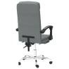 Reclining Office Chair Dark Grey Fabric - Comfort & Style