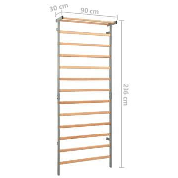 Gymnastic Climbing Rack Indoor - 90x30x236 cm | Hipo Market