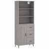 Elegant Highboard Grey Sonoma - Stylish Storage Solution