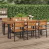 Garden Table 200x100x75 cm Solid Wood Acacia Size 200 x 100 x 75 cm Quantity in Package 1 