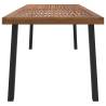 Garden Table 200x100x75 cm - Solid Wood Acacia | HipoMarket