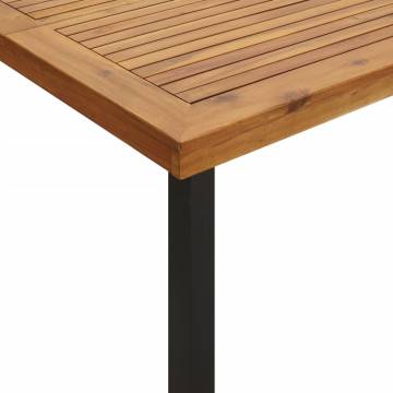 Garden Table 200x100x75 cm - Solid Wood Acacia | HipoMarket