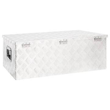 Aluminium Storage Box - 90x47x33.5 cm | HipoMarket UK