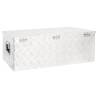 Aluminium Storage Box - 90x47x33.5 cm | HipoMarket UK