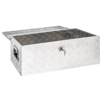 Aluminium Storage Box - 90x47x33.5 cm | HipoMarket UK