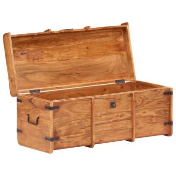 Storage Chest 90x40x40 cm - Solid Acacia Wood | HipoMarket