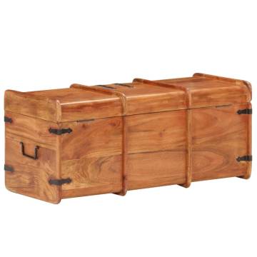 Storage Chest 90x40x40 cm - Solid Acacia Wood | HipoMarket