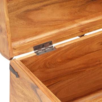 Storage Chest 90x40x40 cm - Solid Acacia Wood | HipoMarket