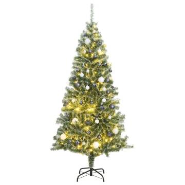 Artificial Christmas Tree with 300 LEDs & Ball Set - 210 cm