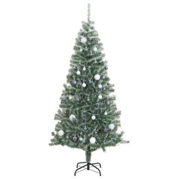 Artificial Christmas Tree with 300 LEDs & Ball Set - 210 cm