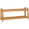 Bench 120 cm Solid Teak Wood Colour brown Size 120 cm 