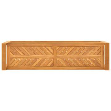 120 cm Solid Teak Wood Bench - Durable & Stylish