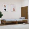 Wall Headboard Honey Brown 82.5x3x90 cm Solid Wood Pine Colour honey brown Size 82.5 x 90 cm Quantity in Package 1 