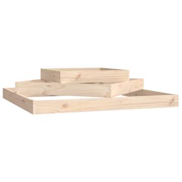 Planter 112x112x27 cm - Solid Wood Pine | HipoMarket