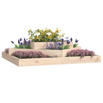 Planter 112x112x27 cm - Solid Wood Pine | HipoMarket