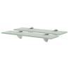 Floating Shelves 2 pcs Glass 40x20 cm 8 mm Colour white Size 40 x 20 cm Quantity in Package 2 Number of Pieces 1 