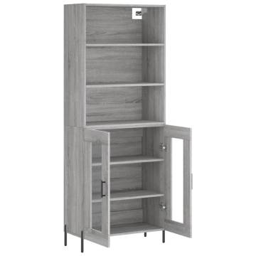 Highboard Grey Sonoma - Stylish Storage Solution | Hipo Market