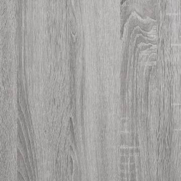 Highboard Grey Sonoma - 69.5x32.5x180 cm Engineered Wood!