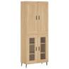 Stylish Highboard Sonoma Oak - Ample Storage & Elegant Design