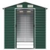 Garden Shed Green 191x215 cm - Durable Galvanised Steel