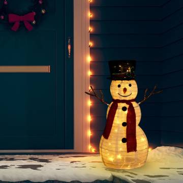 Luxury 60cm LED Decorative Christmas Snowman Figure