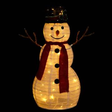 Luxury 60cm LED Decorative Christmas Snowman Figure