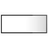 LED Bathroom Mirror - High Gloss Black 100x8.5x37 cm