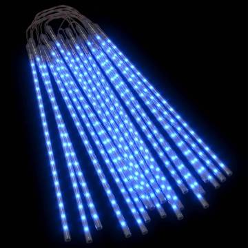 Meteor Lights 20 pcs 50 cm Blue - 720 LEDs for Indoor & Outdoor