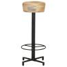 Stylish Bar Stools 2 pcs 76 cm Solid Mango Wood - Hipomarket