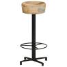 Stylish Bar Stools 2 pcs 76 cm Solid Mango Wood - Hipomarket