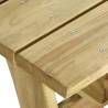 Stylish Garden Table - 160x74 cm Impregnated Pinewood