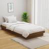 Bed Frame Honey Brown Solid Wood Pine 100x200 cm Colour honey brown Size 100 x 200 cm 