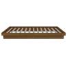 Honey Brown Pine Bed Frame 100x200 cm - Rustic Charm