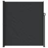 Retractable Side Awning Black 220x300 cm - Privacy Screen