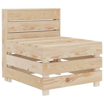 Garden Pallet Sofa Wood - Rustic Comfort for Your Space