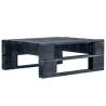 Garden Pallet Ottoman Wood Black Colour black Quantity in Package 1 