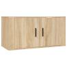 3 Piece TV Cabinet Set in Sonoma Oak - Stylish & Durable