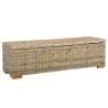 Stylish Kubu Rattan Storage Box - 120 cm Solid Mango Wood