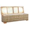 Stylish Kubu Rattan Storage Box - 120 cm Solid Mango Wood