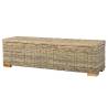 Stylish Kubu Rattan Storage Box - 120 cm Solid Mango Wood