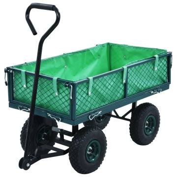 Garden Hand Trolley Green - 250 kg Capacity | HipoMarket